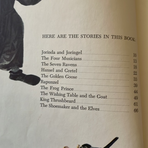 Vintage Hard Cover Story Anthology 1977 Golden Book of Grimm’s Fairy Tales - Picture 9 of 15